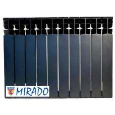 Біметалевий радіатор MIRADO Графіт 500/96