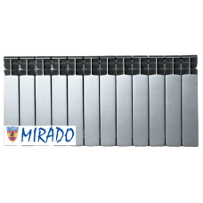 Біметалевий радіатор MIRADO Срібний 300/100