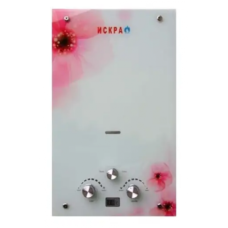  Газова колонкa Iскра SD-12 10L (рожева квітка)