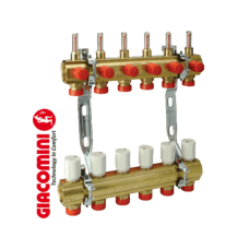 GIACOMINI (Италия) R553F коллектор 1" x 18 с расходомерами на 12 выходов