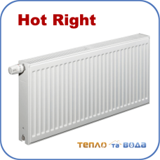 Hot-right (Туреччина) Сталевий радіатор Hot-right 500x1600 (Туреччина, тип 22, бокове підключення)