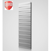 Royal Thermo (Італія) PianoForte Tower/Silver Satin - 18 секц. (сріблястий колір)