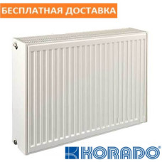 KORADO (Чехія) 500x1000 мм 11 тип сталевий панельний радіатор (потужність 1137 Вт)