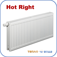 Hot-right (Туреччина) Сталевий радіатор Hot-right 500x800 (Туреччина, тип 22, бокове підключення)