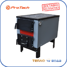 ProTech (Харків) <p>Котел дров'яний з чавунною плитою ProTech ТТП 25с Д Luxe Тайга</p>