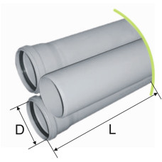ValRom (Румунія) Труба із поліпропілену (ППР) Ду 50x(250-3000)