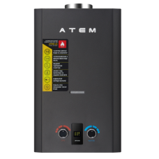 Газова колонка АТЕМ Житомир ВПГ-20М чёрная